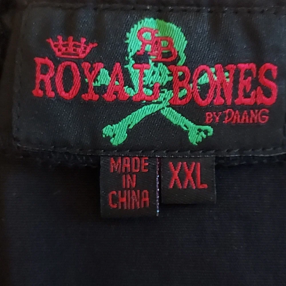 Royal Bones Rainbow Serape Striped 100% Cotton Spaghetti Strap Top XXL - Picture 8 of 10